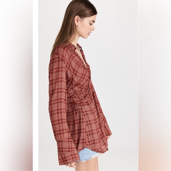 NWT FREE PEOPLE Catalina Remade Shirt - Picture 4 of 6